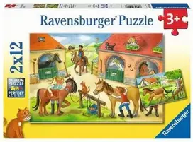 Ravensburger Happy Days At The Stables 2 x 12 det., 05178