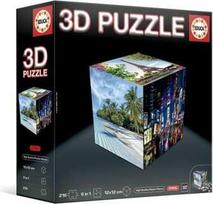 Educa 3D dėlionės kubas Kelionės, 216 det., 20124