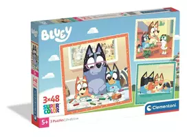 Clementoni Bluey 25003, 3 x 48 det.