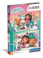 Clementoni Gabby's Dollhouse 24832, 2 x 20 det.