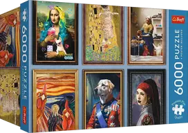 puzzle 6000 - Trefl Juokingų paveikslų kolekcija, 6000 det. - 1 nuotrauka