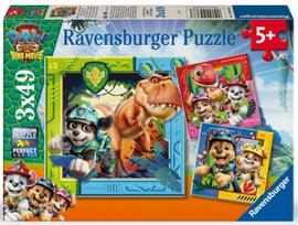 Ravensburger Paw Patrol 3 Dino Movie, 3 x 49 det.
