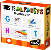 HEADU Montessori Tactile Alphabet (Latvian)