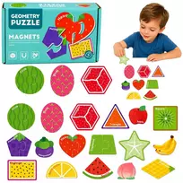Lean Toys Magnetic Puzzle Learning Fruits 30 det.
