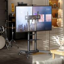 75 tv - TV SET ACC MOBILE STAND/32-75"/BLACK TS1571-B ONKRON - 3 nuotrauka