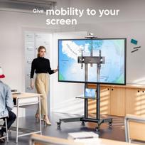 75 tv - TV SET ACC MOBILE STAND/32-75"/BLACK TS1571-B ONKRON - 4 nuotrauka