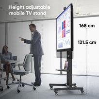 tv 100 - TV SET ACC MOBILE STAND/50-90"/BLACK TS1891-B ONKRON - 8 nuotrauka