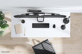 2 monitoriu laikiklis - NEOMOUNTS BY NEWSTAR DS75-450BL2 FULL MOTION MONITOR DESK MOUNT FOR 17-32" SCREENS - BLACK - 2 nuotrauka