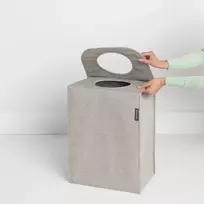 skalbiniu deze - Brabantia Skalbinių krepšys Brabantia pilkos spalvos 55 l - 5 nuotrauka