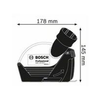 bosch kampinis slifuoklis - Bosch GDE 125 EA-T - Apsauginis gaubtas dulkių nusiurbimui - 3 nuotrauka