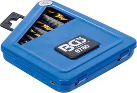 raktai - BGS Technic 6780 užlūžusių varžtų išsukėjų ir kairinių grąžtų rinkinys, 10 vnt. - 5 nuotrauka