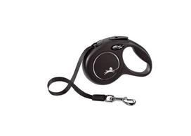 pavadelis flexi m - FLEXI New Classic XS Tape 3 m Juodas (Black) automatinis pavadėlis - 2 nuotrauka