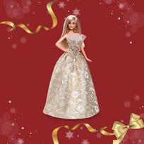 signature mattel - Mattel Barbie Holiday kolekcinė šviesiaplaukė lėlė JBH95 - 2 nuotrauka