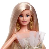 signature mattel - Mattel Barbie Holiday kolekcinė šviesiaplaukė lėlė JBH95 - 5 nuotrauka
