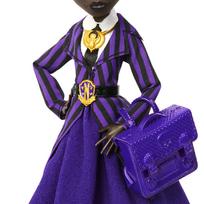 mattel - Mattel Monster High X Wednesday Bianca Core lėlė JDR71 + priedai - 3 nuotrauka