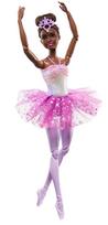 lele barbie - Lėlė Mattel Barbie Ballerina Magic Lights, HLC26, 30 cm, Ruda (Brunette) - 3 nuotrauka