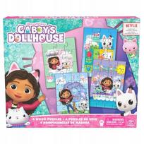 delione kates - Spinmaster Games Gabbys Dollhouse 6067990, 4 dėlionės - 2 nuotrauka
