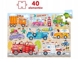 delione 3 - CzuCzu Dėlionė Cars 2283 40 vnt. - 3 nuotrauka