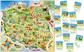 puzzle castorland - Castorland Lenkijos žemėlapis, 100 det. - 2 nuotrauka