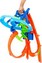 hot wheels trasos - Hot Wheels Kaskadinė trasa – Avarija ore (JFD12) - 3 nuotrauka