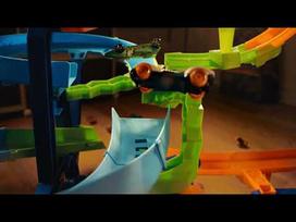 hot wheels trasos - Hot Wheels Kaskadinė trasa – Avarija ore (JFD12) - 9 nuotrauka