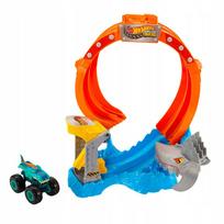hot wheels trasos - Mattel Hot Wheels Monster Trucks ryklių kilpa JFR08 - 2 nuotrauka