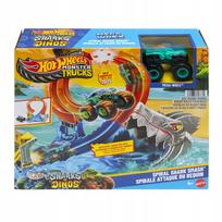 hot wheels trasos - Mattel Hot Wheels Monster Trucks ryklių kilpa JFR08 - 3 nuotrauka