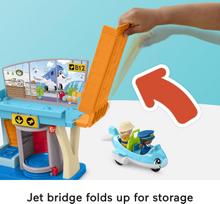 zaisliniai lektuvai - Figūrėlių rinkinys, oro uosto rinkinys Mattel Fisher Price Little People Everyday Adventures Airport HTJ26, įvairių spalvų - 4 nuotrauka