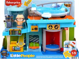 zaisliniai lektuvai - Figūrėlių rinkinys, oro uosto rinkinys Mattel Fisher Price Little People Everyday Adventures Airport HTJ26, įvairių spalvų - 7 nuotrauka