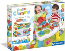 stalo zaidimai vaikams - Clementoni žaidimų stalas Clemmy Sensory Table, raudona (Red) - 7 nuotrauka