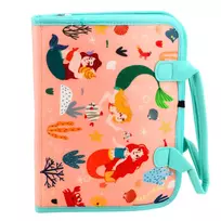 knyga montessori - Lean Toys Sensorinė edukacinė veltinio knyga Undinėlė - 2 nuotrauka