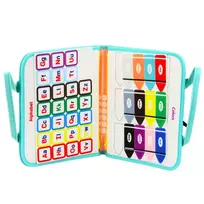 knyga montessori - Lean Toys Sensorinė edukacinė veltinio knyga Undinėlė - 5 nuotrauka