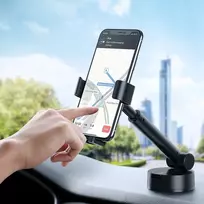 phone mount - Baseus SUYL-JY01 Black (Juodas) - 4 nuotrauka