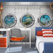 Fototapetas Artgeist Portholes 4XLNEW010781SAM, 280 cm x 392 cm