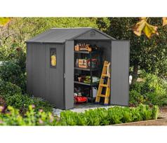 sodo pasiure - Sodo namelis Keter 6x8, 190 cm x 244 cm x 221 cm, 10245 l - 3 nuotrauka