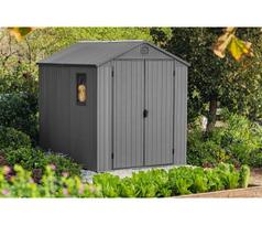 sodo pasiure - Sodo namelis Keter 6x8, 190 cm x 244 cm x 221 cm, 10245 l - 7 nuotrauka