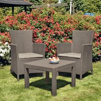 balkono baldai - Keter Rosario Balcony Set Beige - 3 nuotrauka