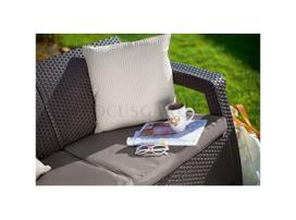 lauko suoliukas - Keter Corfu Love Seat Max Brown - 2 nuotrauka