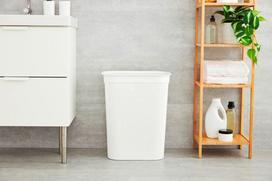 skalbiniu deze - Skalbinių dėžė Rotho Brisen, 50 l, balta - 6 nuotrauka