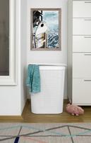 skalbiniu deze - Skalbinių dėžė Rotho Brisen, 50 l, balta - 7 nuotrauka