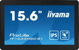 iiyama prolite - Iiyama ProLite TF1633MSC-B1 15.6", juodas (Black) - 9 nuotrauka