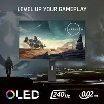 oled 27 coliu monitorius - ViewSonic XG272-2K-OLED 27", Quad HD, Juodas/Baltas (Black/White) - 9 nuotrauka