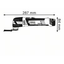 bosch 12v 3.0ah - Bosch GOP 12V-28; 12 V; 2x3,0 Ah akum. - 2 nuotrauka