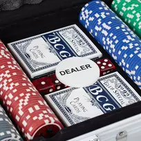 korteliu zaidimai - EXTRALINK Rinkinys Pokerio žaidimui PREMIUM, EX.99618 - 8 nuotrauka
