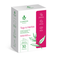 gamtos namai top 4 - TOP 4 HERBS, 30 tablečių - 2 nuotrauka