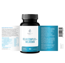 melatoninas kapsules - GAMTOS NAMAI RELAX COMPLEX + MELATONIN, 90 kietųjų kapsulių - 2 nuotrauka