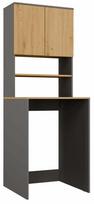 Spintelė virš skalbimo mašinos Topeshop POLA MULTI, antracito (Anthracite) / artisan ąžuolo (Artisan Oak) sp.