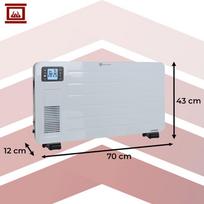 elektrinis radiatorius - Ziflo Kaminer 26402, Baltas (White), 2300W, WiFi - 5 nuotrauka