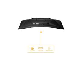 aoc cu34 - AOC CU34B3E 34", VA, WQHD, 120Hz, Curved, juodas (black) - 3 nuotrauka