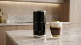sildytuvas - Smeg Pieno putų plakiklis MFF02BLEU Juodas (Black) - 5 nuotrauka